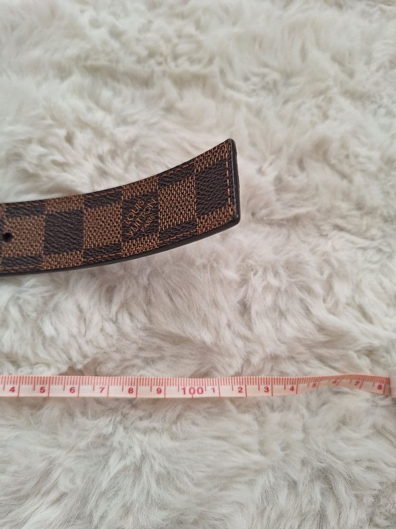 最終値下げ！ルイ・ヴィトン ダミエ ベルトサンチュールキャレ ウエスト90サイズ