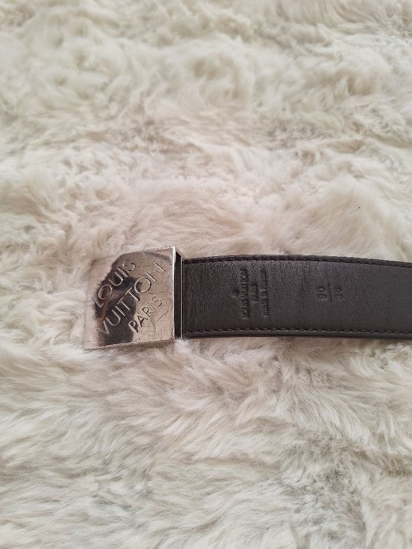 最終値下げ！ルイ・ヴィトン ダミエ ベルトサンチュールキャレ ウエスト90サイズ