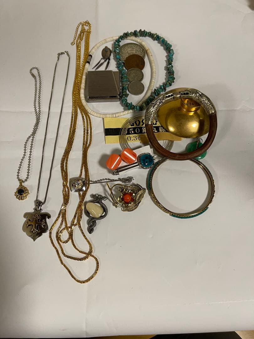 遺品　生前整理　貴金属　まとめ売り　シルバー　パール　ブローチ　イヤリン，