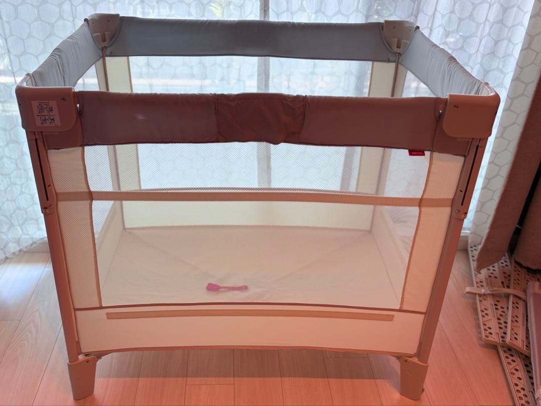 Aprica COCONEL ココネルエアーAB ベビーベッド グレー/ホワイト