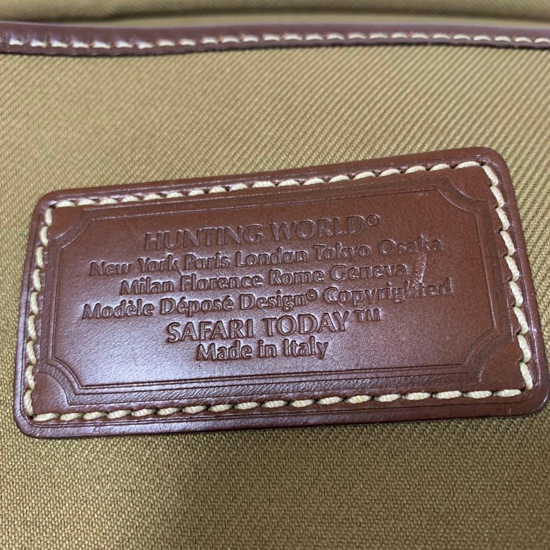 【A4収納可】HUNTING WORLD サファリトゥデイ メッセンジャーバッグ