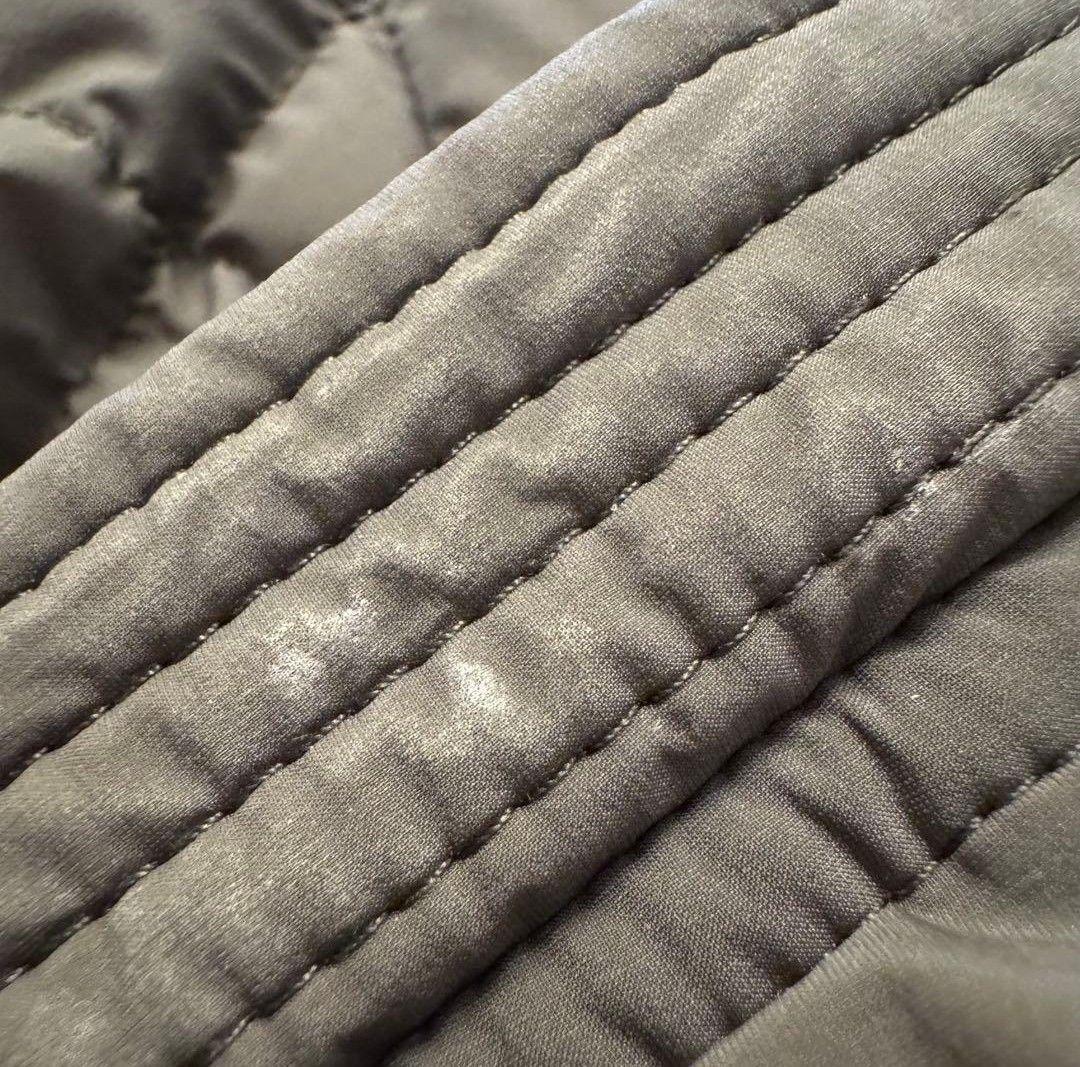 DANTON ダントンスクエアキルトダウン カーキ色 Sサイズ 美品