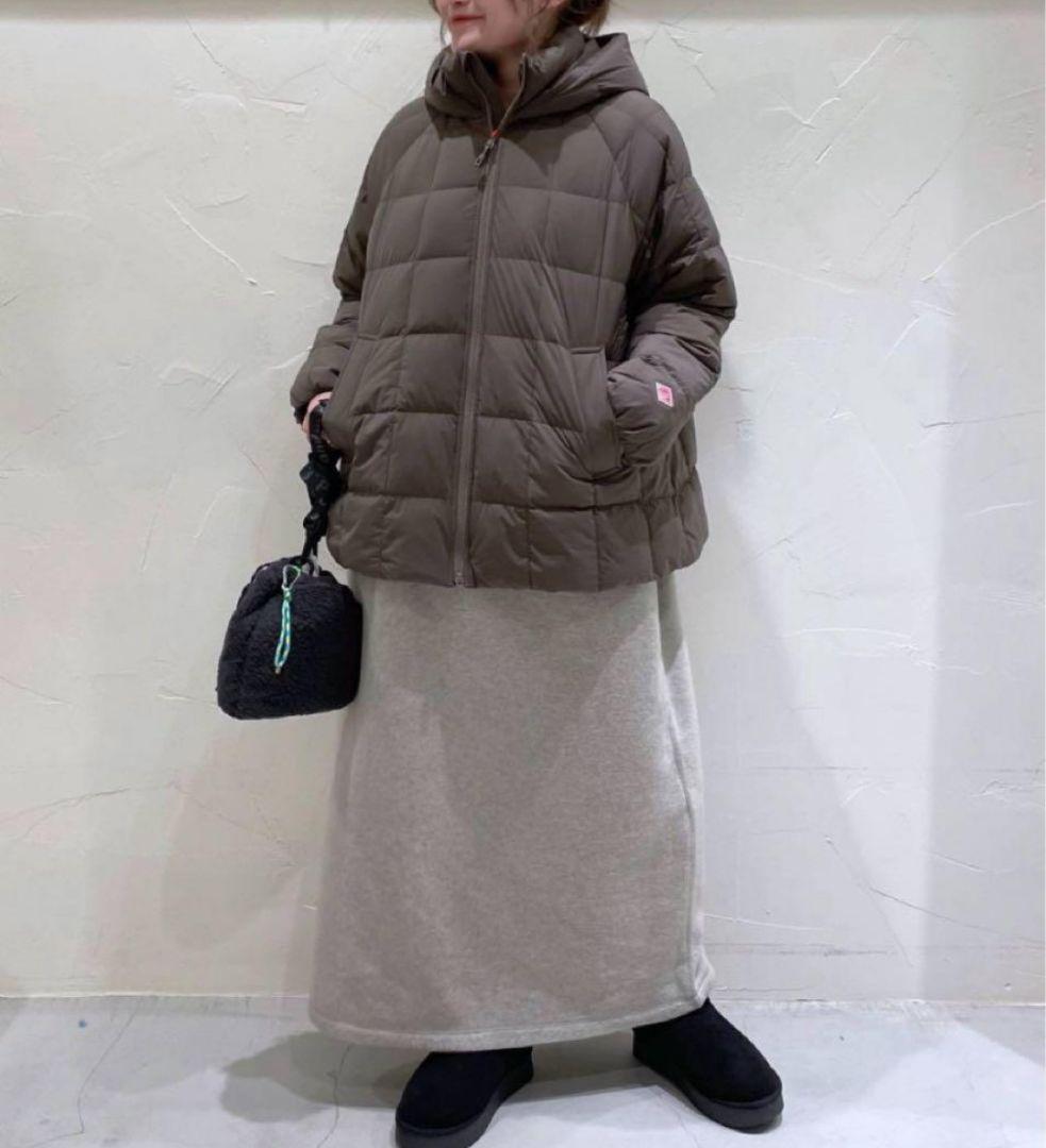 DANTON ダントンスクエアキルトダウン カーキ色 Sサイズ 美品