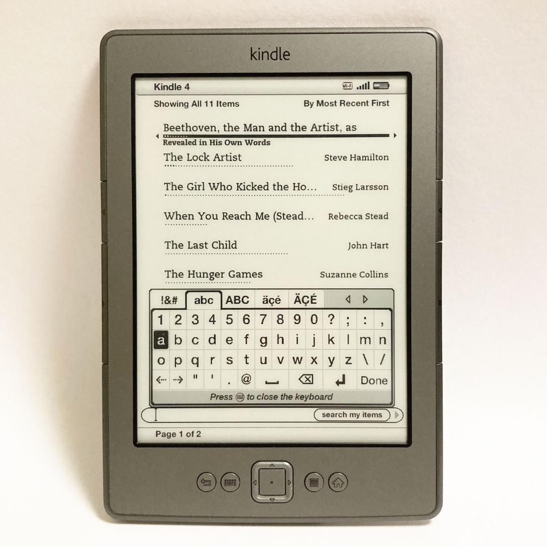 kindle 4th Edition（kindle 4）本体　※洋書専用