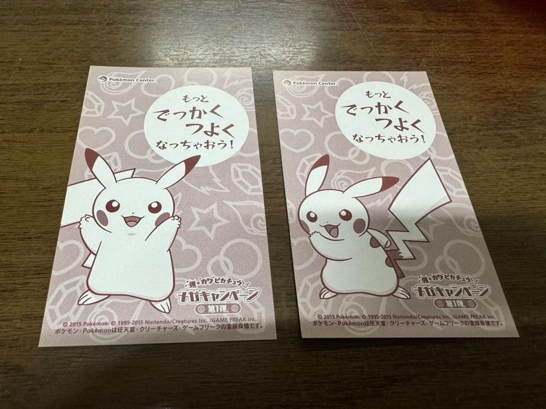 ポケモン　メガキャンペーン　名刺　1