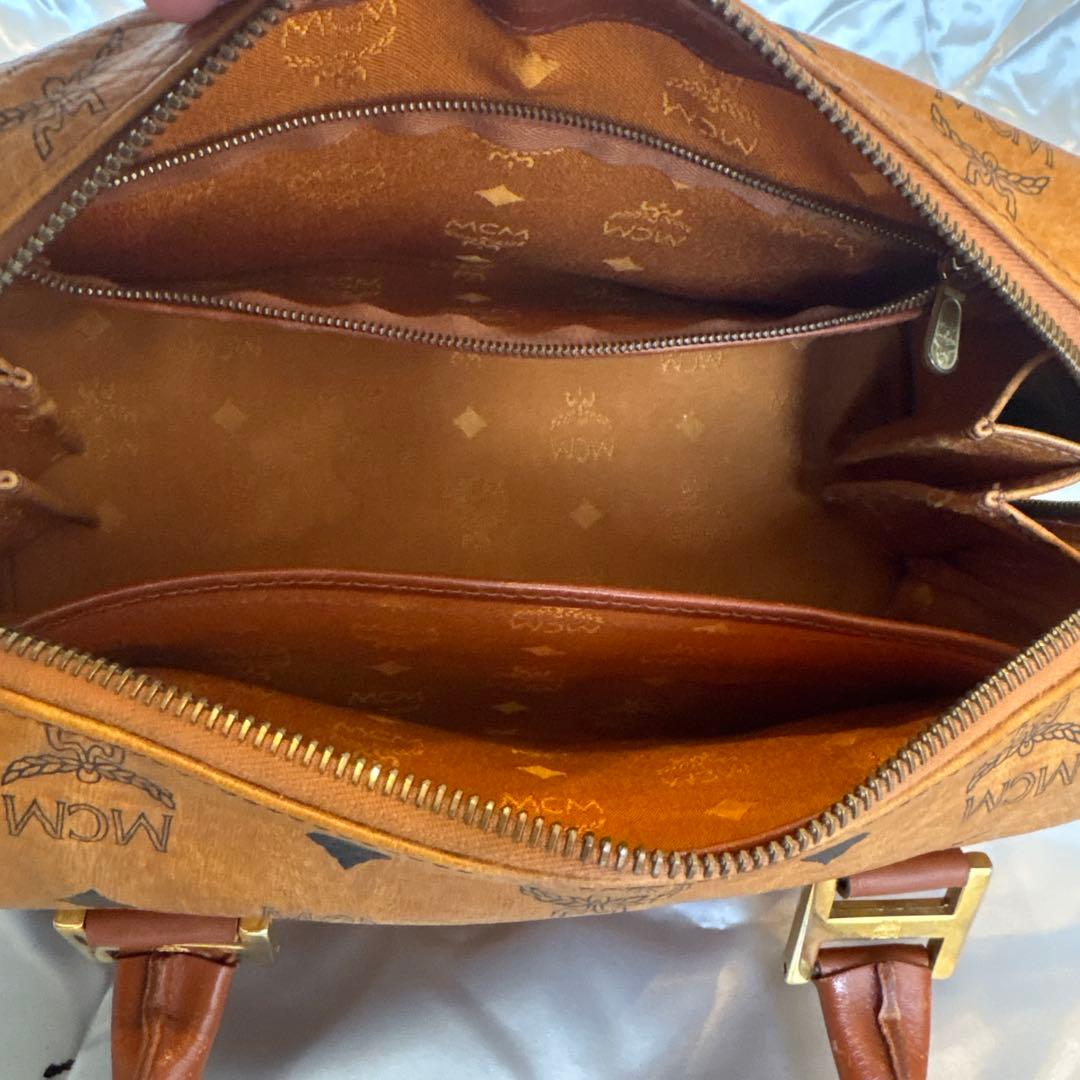 MCM エムシーエム モノグラム ミニボストンバッグ