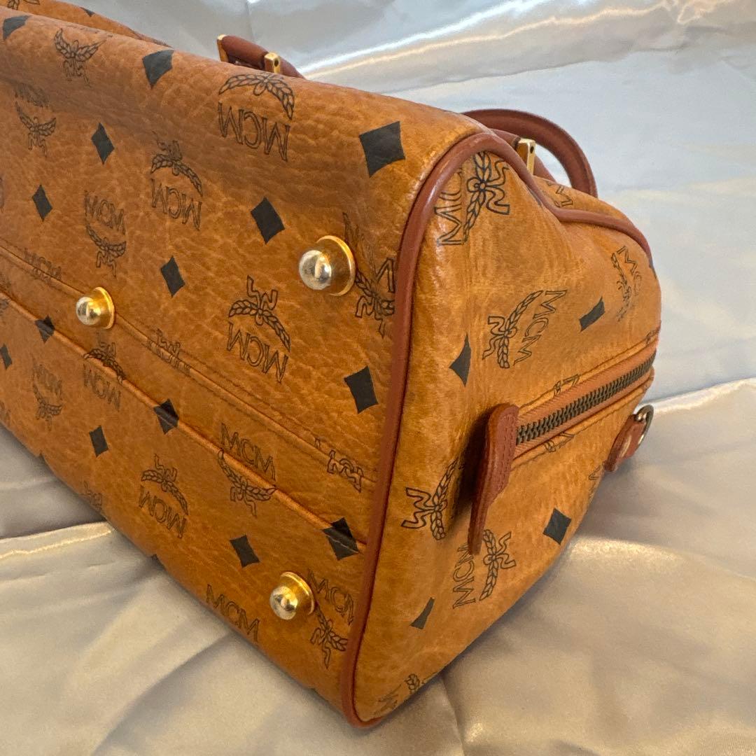 MCM エムシーエム モノグラム ミニボストンバッグ