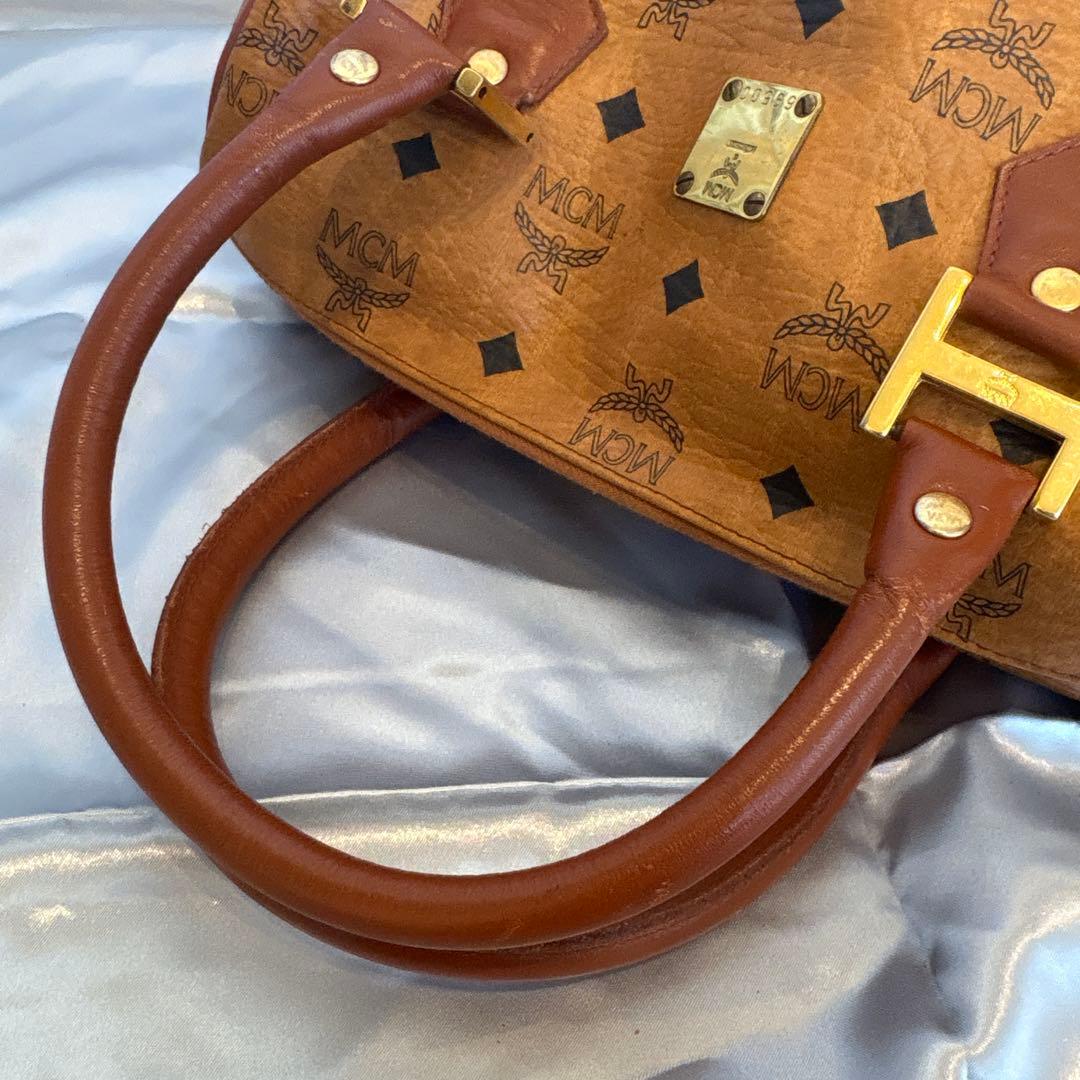 MCM エムシーエム モノグラム ミニボストンバッグ