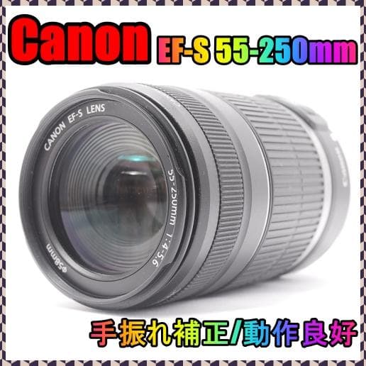 ✨Canon EF-S 55-250 IS✨手振れ補正✨保護プロテクター付き