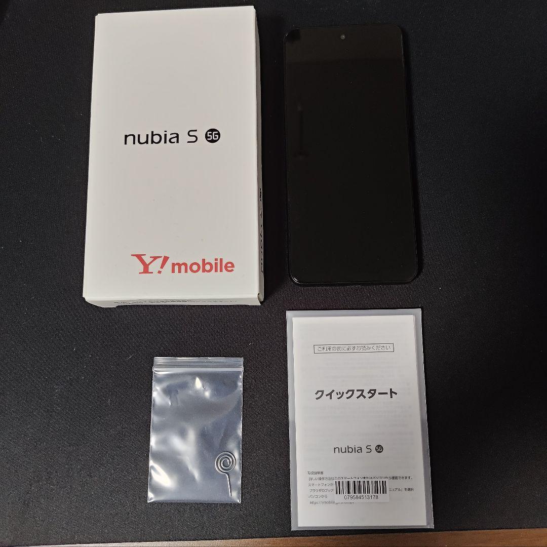 【汚れあり】nubia S 5G A403ZT ブラック