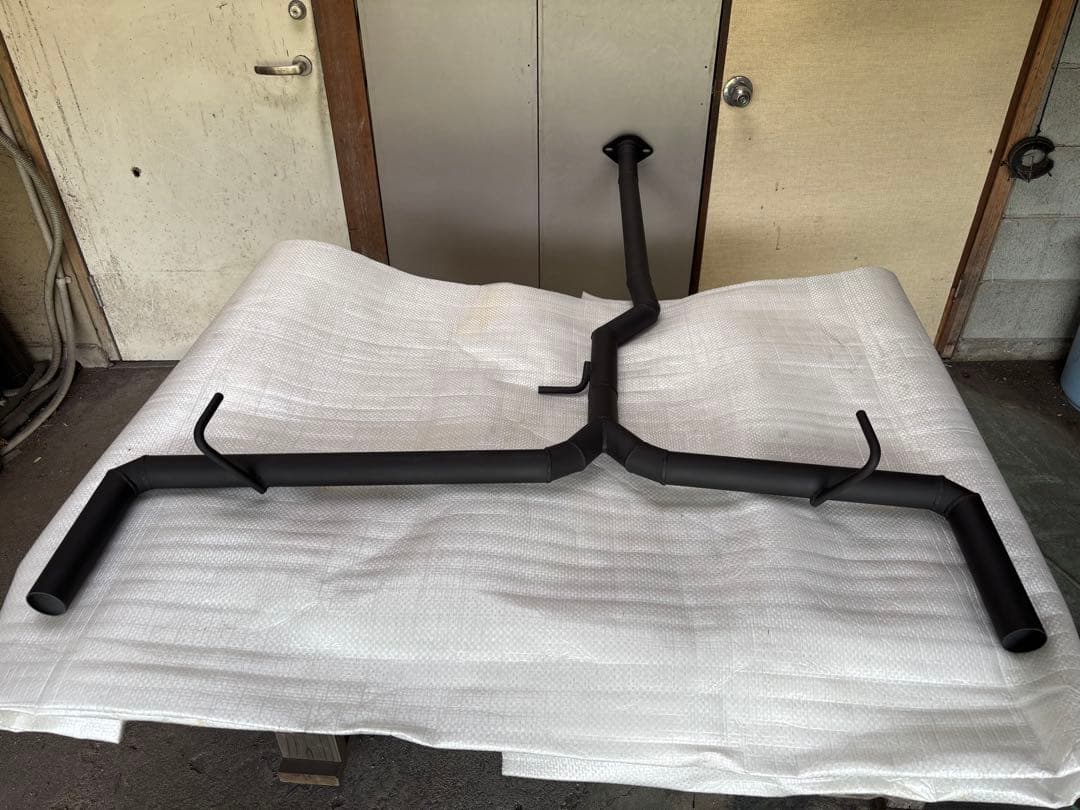 80系ハリアー！ガソリン車ストレートマフラー！モデリスタマフラーカッター対応！