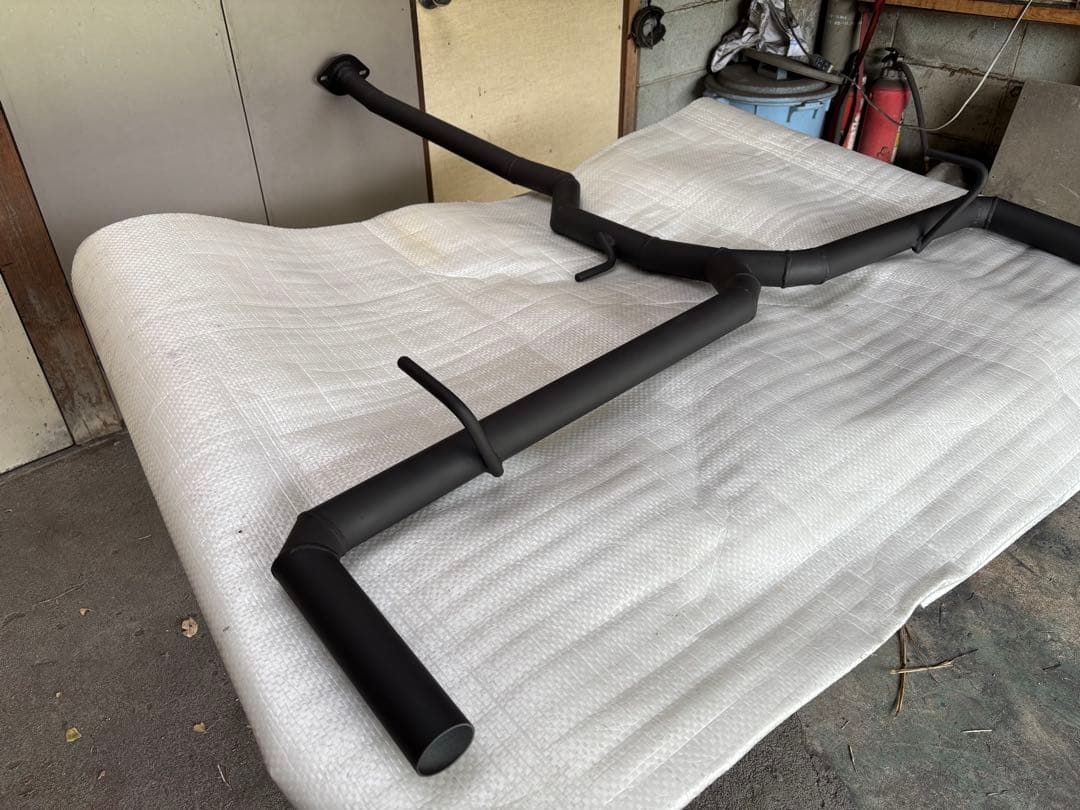 80系ハリアー！ガソリン車ストレートマフラー！モデリスタマフラーカッター対応！