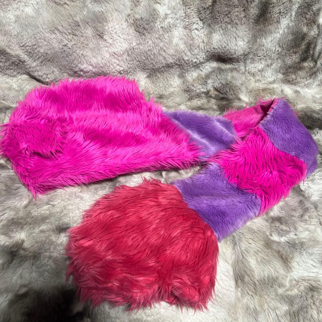 【ゆーな】チェシャ猫 マフラー ファンキャップ ディズニー