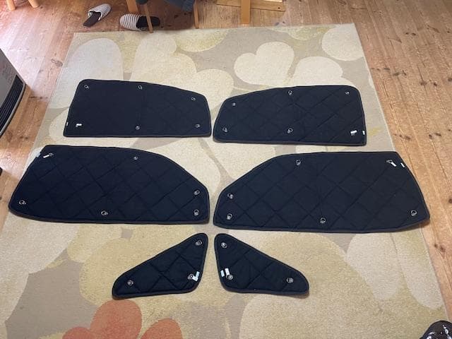 アルファード　ヴェルファイア30系　アイズ　マルチシェード　フロント・リアセット