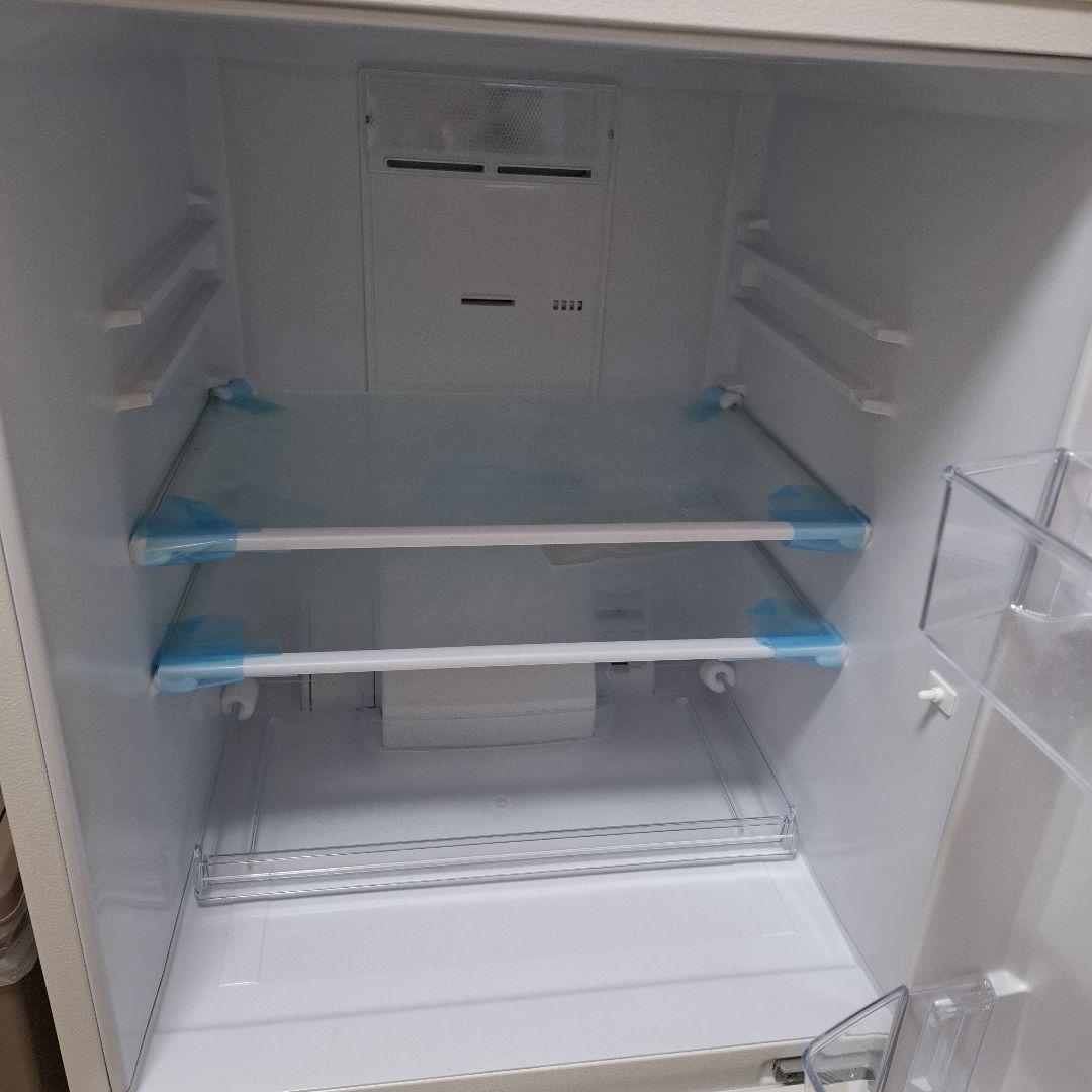 AQUA冷蔵庫 ホワイト 3棚 2ポケット