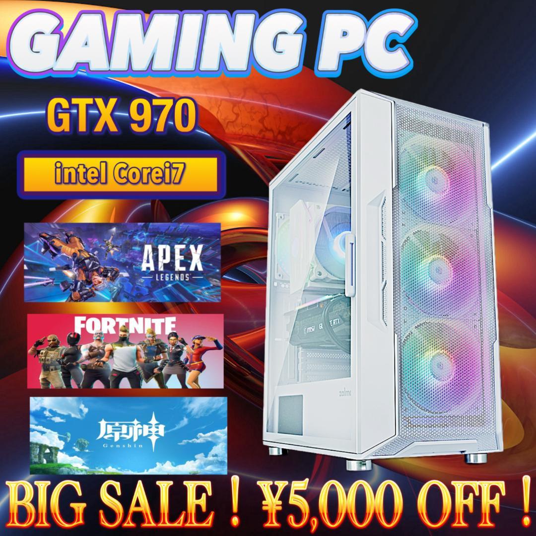 【売り尽くし特大セール！】Core i7&GTX970 ゲーミングPC！443