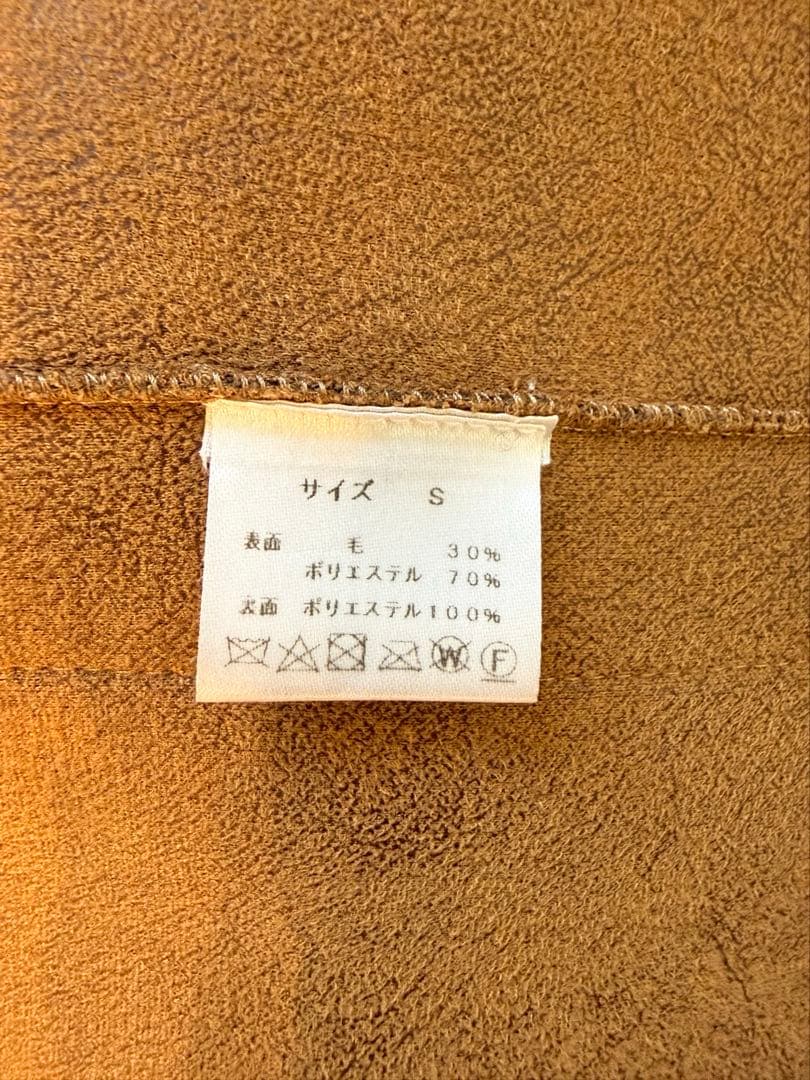 リナージオ　LIGNAGGIO ボアコート　ベア　キャメル　ブラウン　フード　S