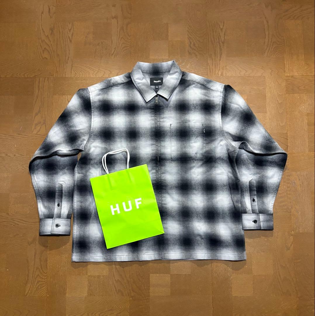 HUFジップシャツ