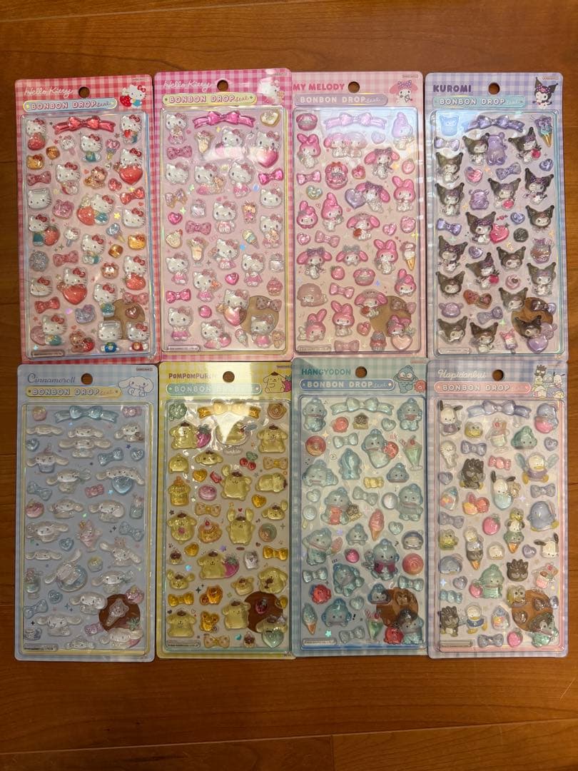 【正規品】 サンリオ ボンボンドロップシール 第2弾 全種セット コンプリート