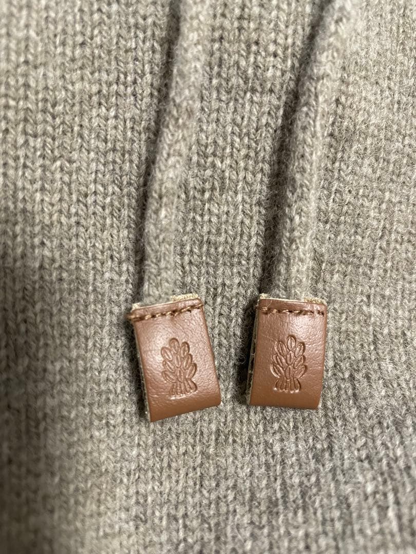 ✨美品✨MORABITOカシミア混　ニットウールワンピース ロング38 ベージュ