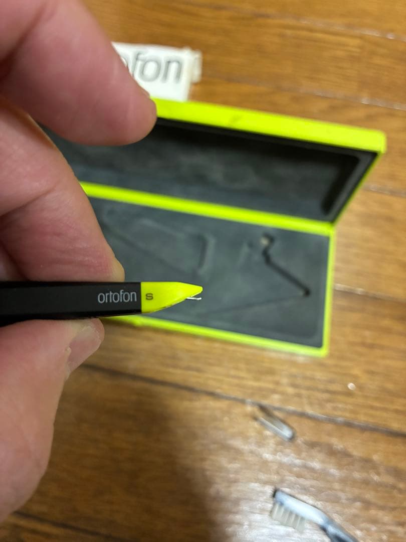ortofon コンコルド　ナイトクラブ　カートリッジセット2本　ケース割れあり