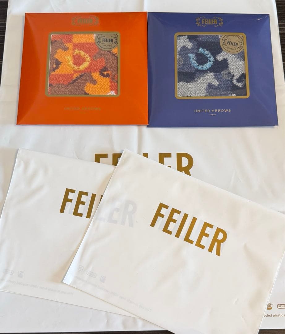 【新品未使用】　フェイラー　ユナイテッドアローズコラボ　FEILER ハンカチ