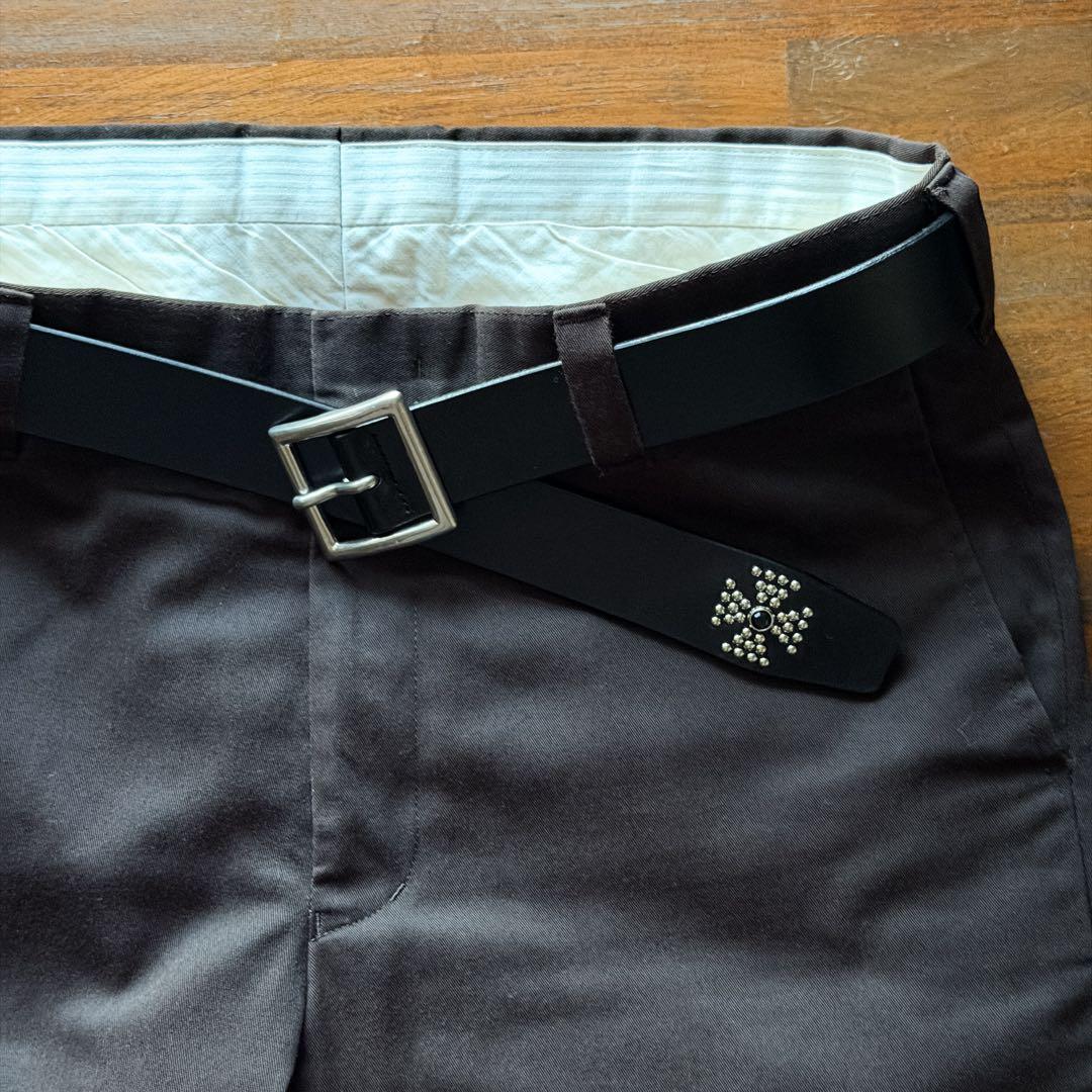 スタッズベルトアイアンクロス35mm 36inch