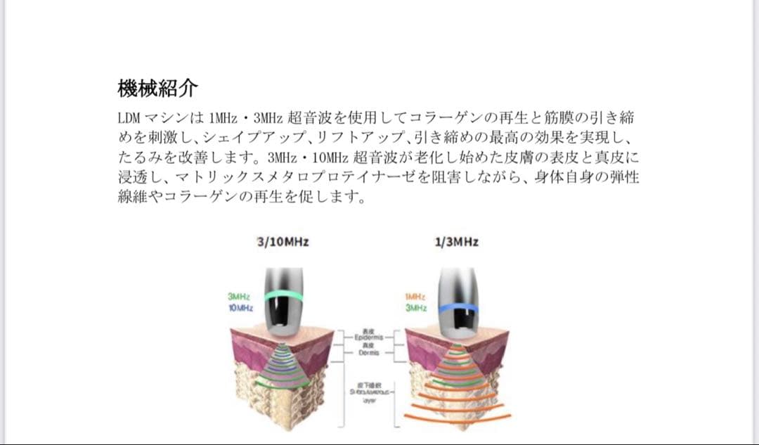 水玉リフティング　LDM業務用美容機器
