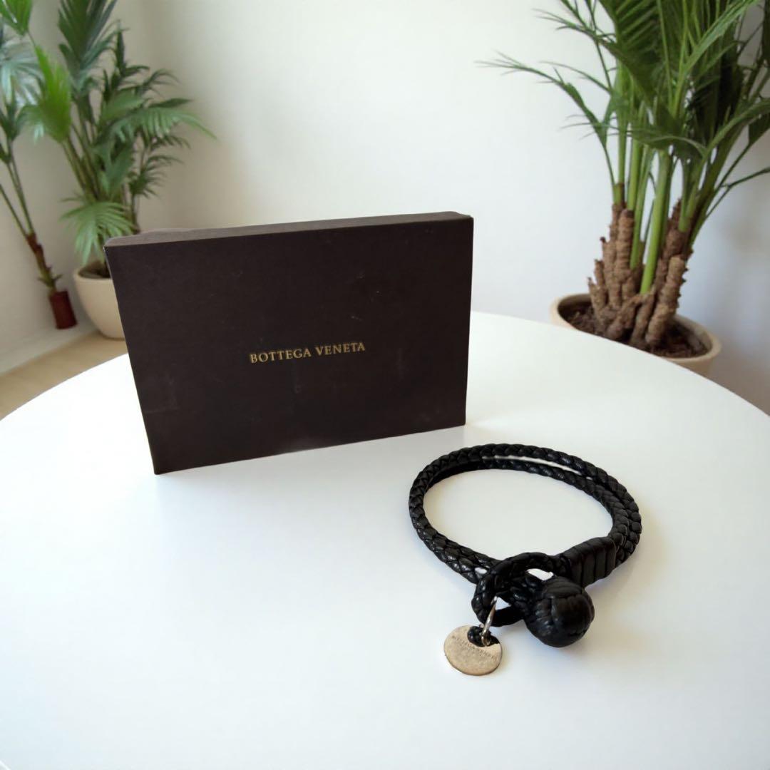 美品‼︎ ◆BOTTEGA VENETA◆ レザーブレスレット/イントレ/ボッテガ