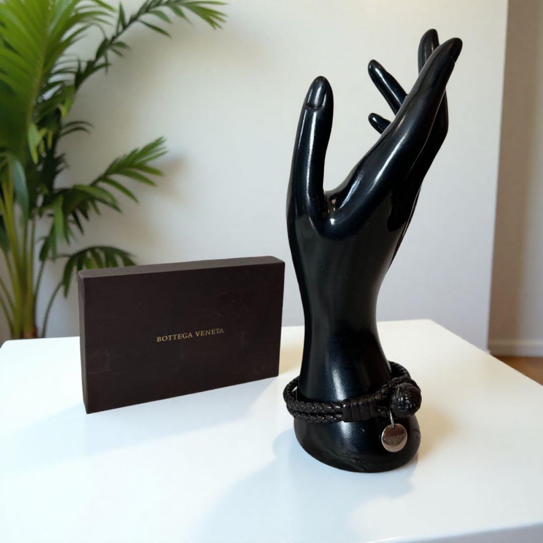 美品‼︎ ◆BOTTEGA VENETA◆ レザーブレスレット/イントレ/ボッテガ