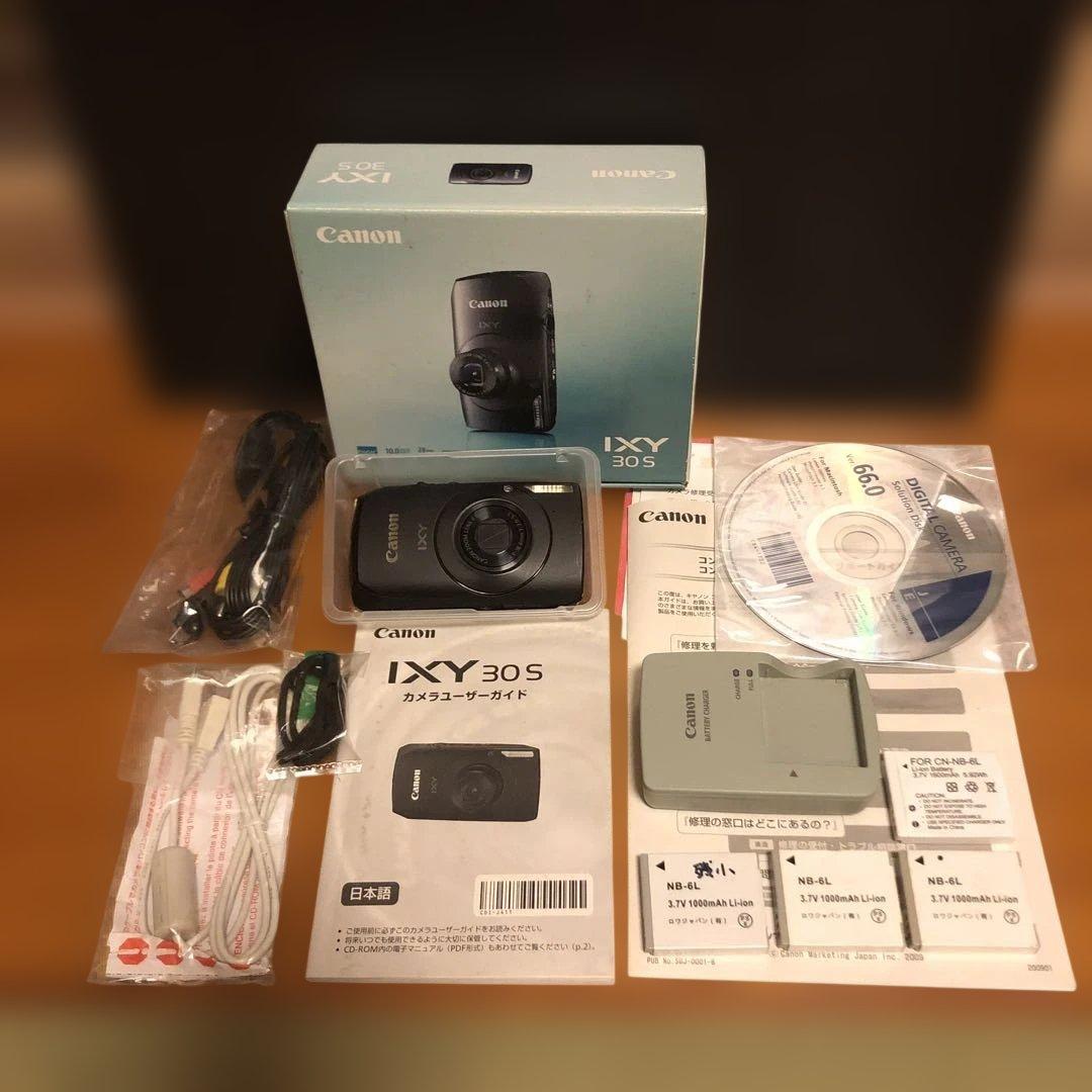 Canon IXY 30S コンパクトデジタルカメラ ブラック