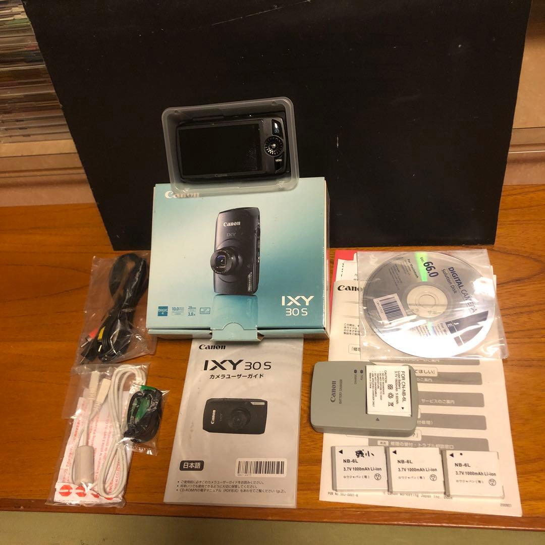 Canon IXY 30S コンパクトデジタルカメラ ブラック