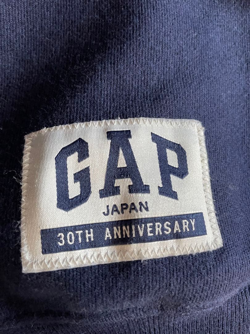 GAP 30th アニバーサリー ヘビーウェイト XLサイズ パーカー ネイビー