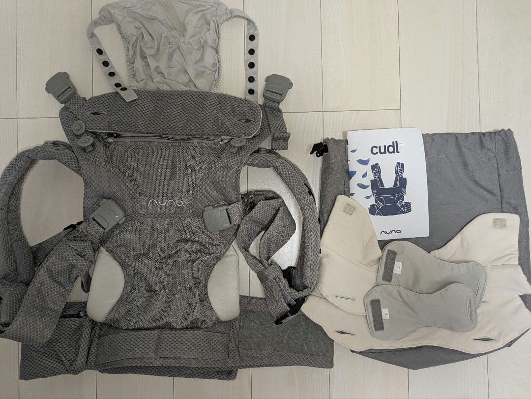 nuna 抱っこ紐 グレー mont-bellおまけ