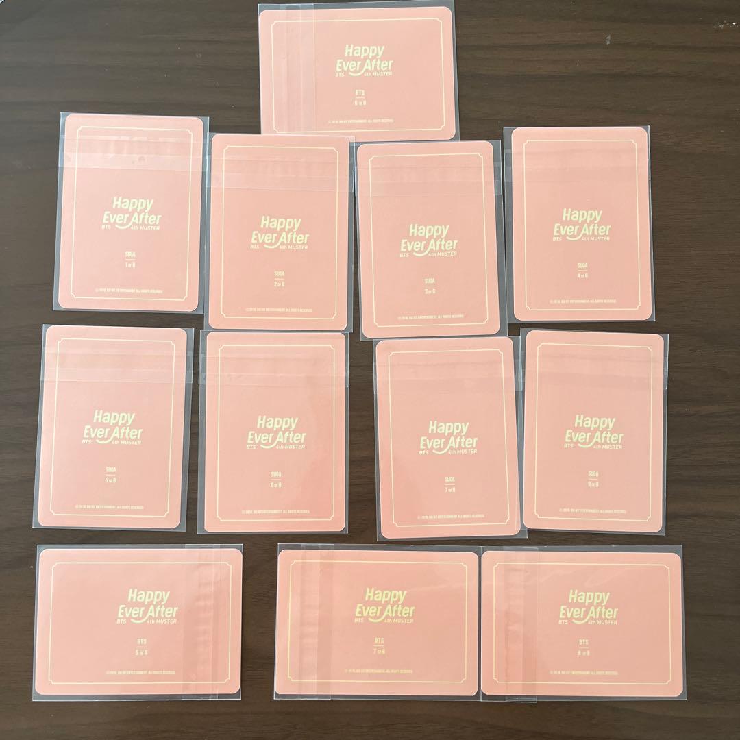 BTS ソウル　ペンミ　ハピエバ　ミニフォト　ユンギ　コンプ