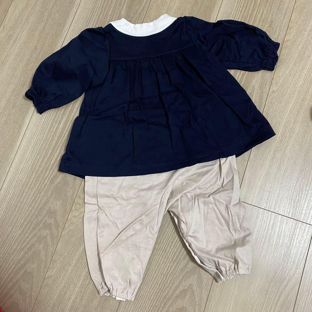 familiar ファミリア ベビーカバーオール 襟付きフォーマル 70