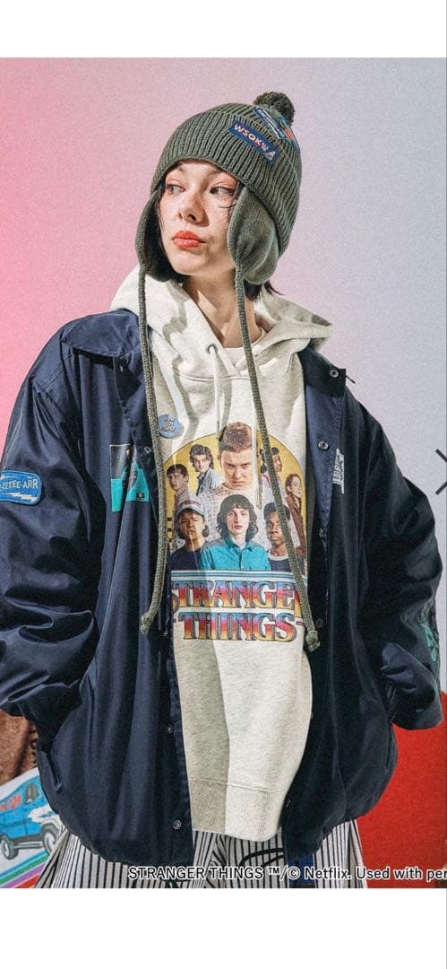 コラボアソートコーチジャケット ストレンジャーシングス ニコアンド