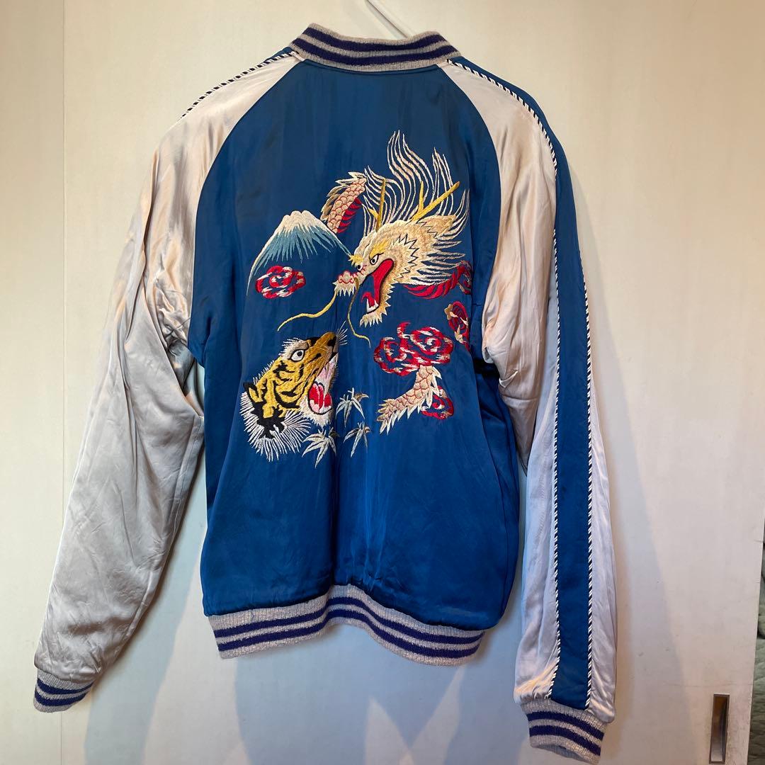 テーラー東洋　スカジャン　鷹 & 日本地図、龍&虎