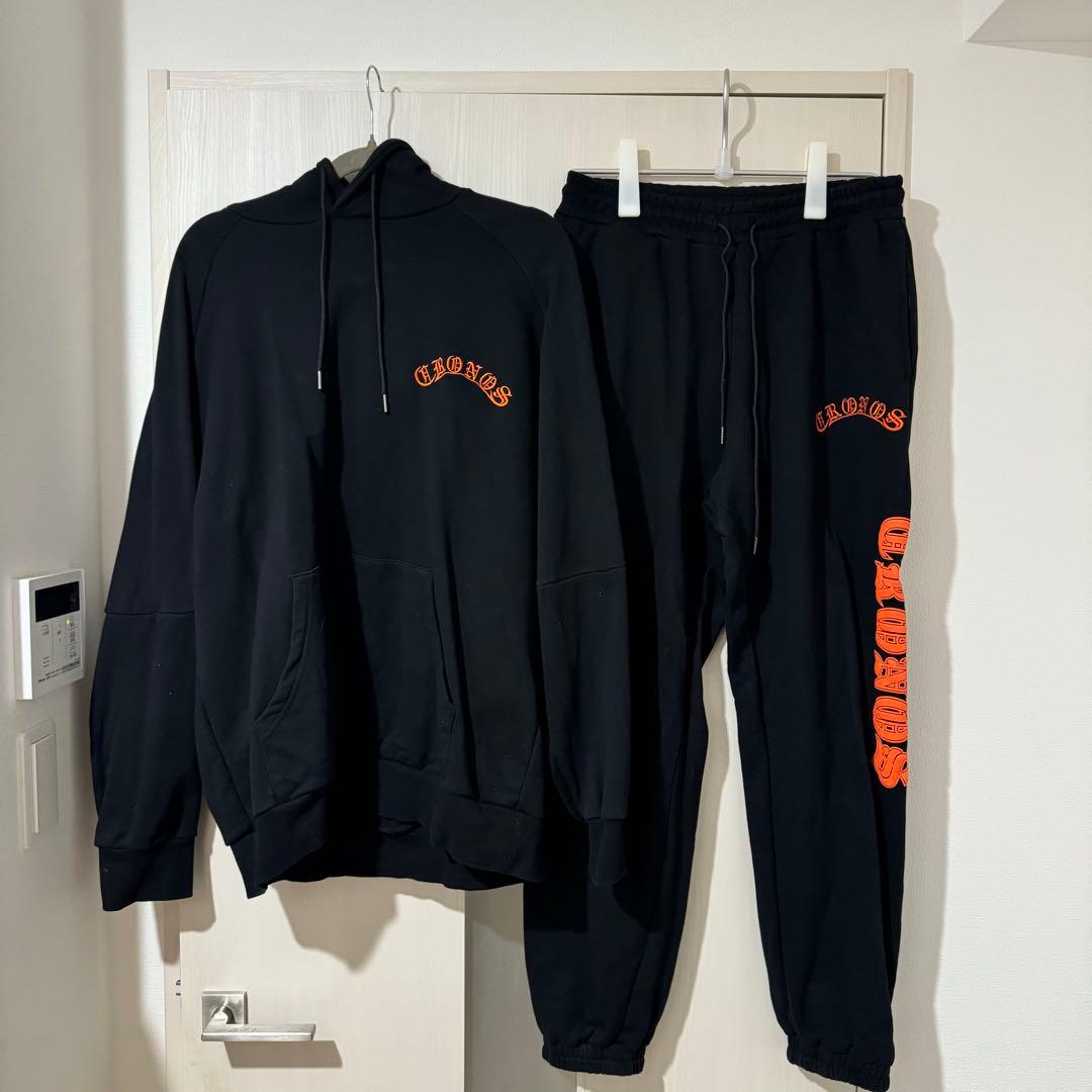 【完売品】【美品】CRONOSセットアップ 黒 メンズL