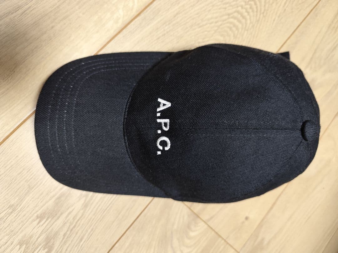 APC A.P.C. アーペーセー キャップ 帽子 ブラック 黒 58