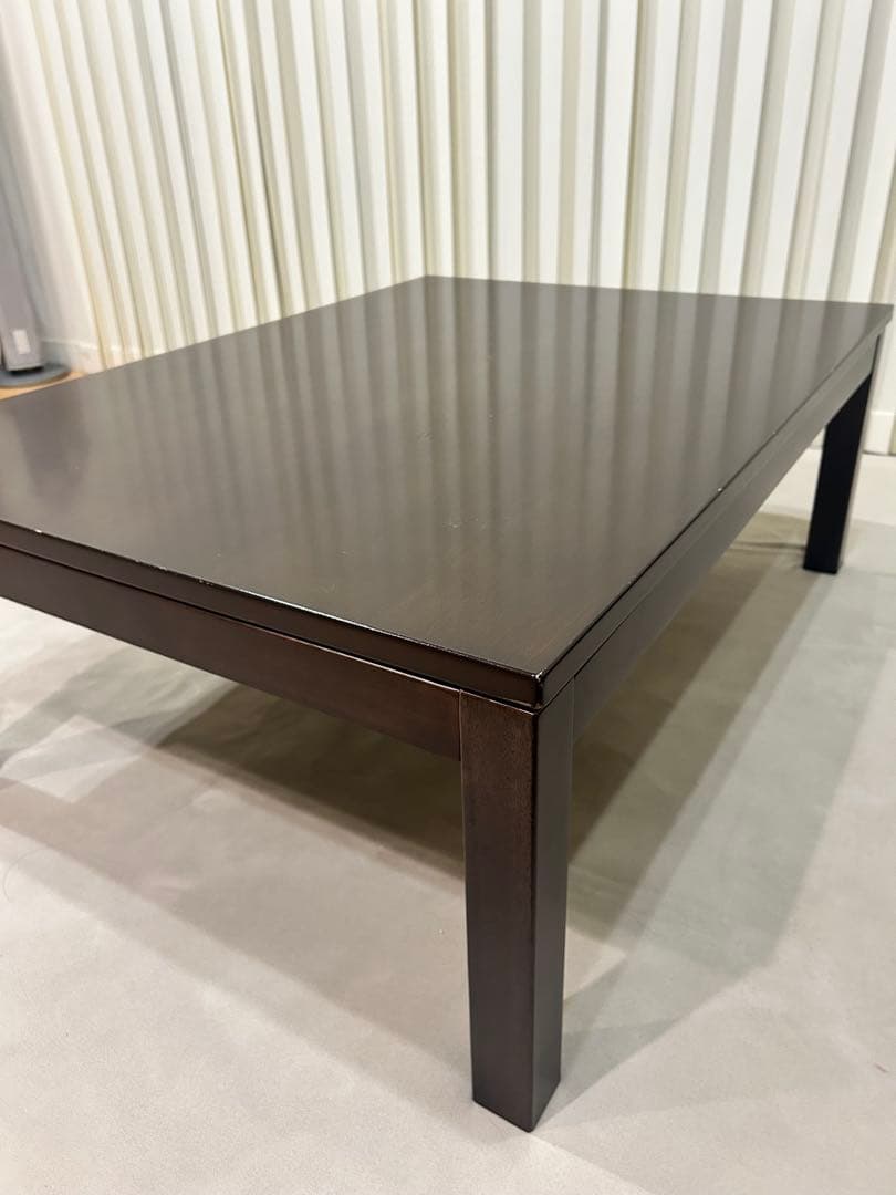 無印良品　こたつ ダークブラウン 長方形