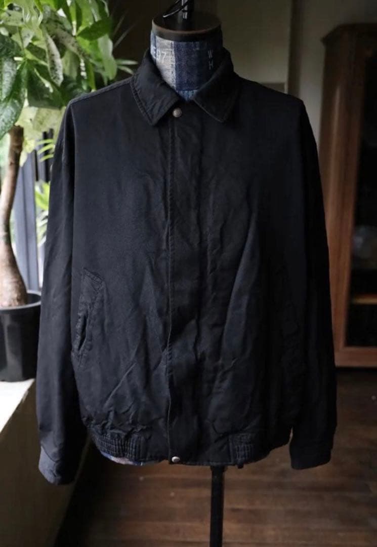 25aw コムデギャルソンオム エステルサージ製品染めブルゾン 黒 M 縮絨
