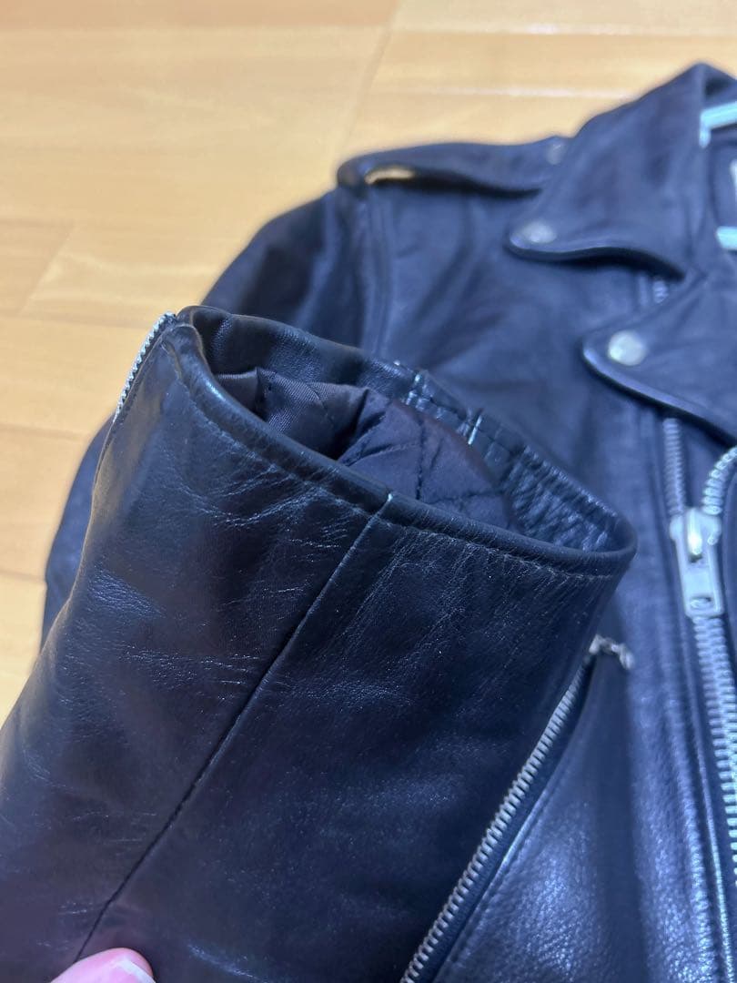 ハーレーダビットソン　革ジャン　ライダース　ジャケット　ブラック　40 黒