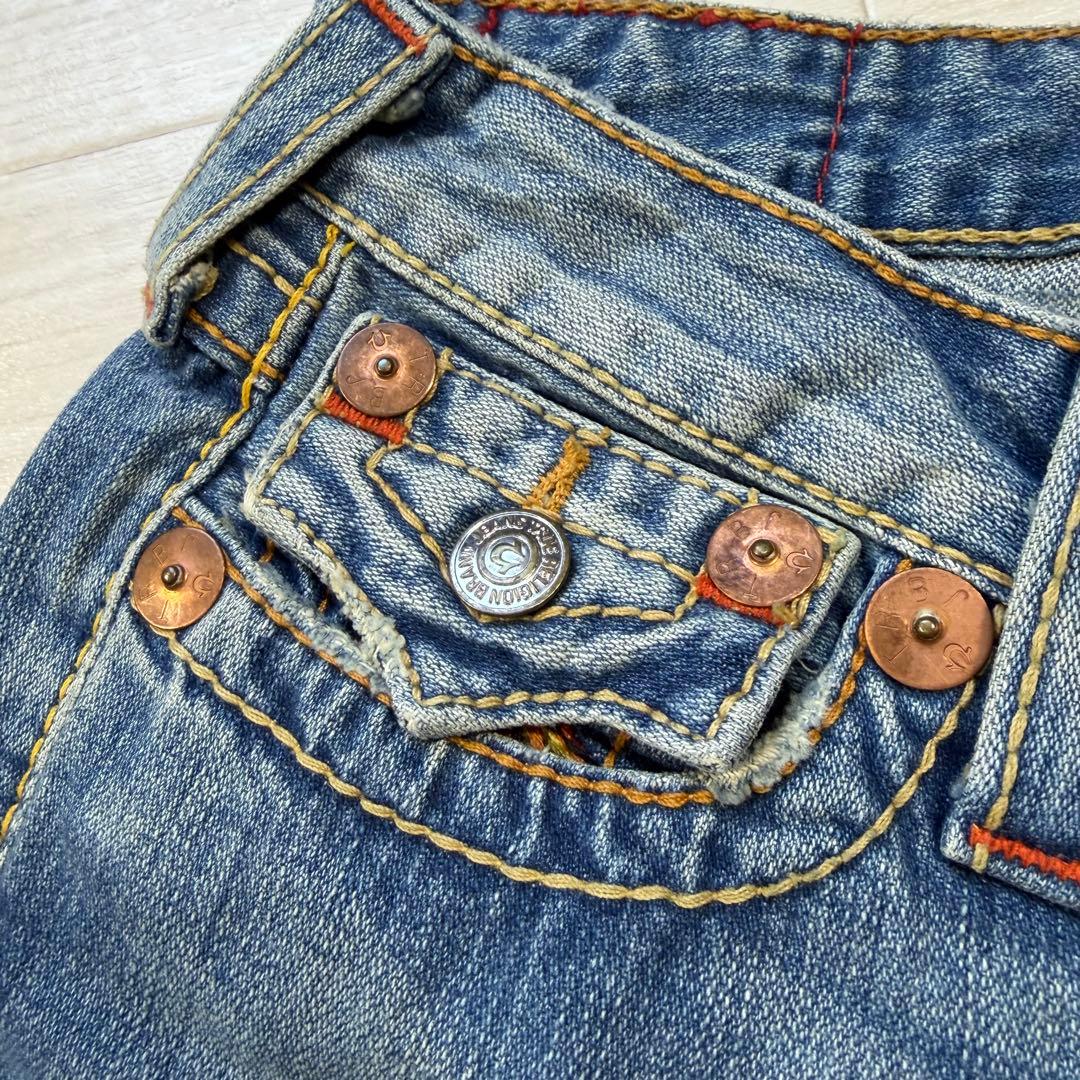 新品タグ付 トゥルーレリジョン JOEY BIG T フレアレインボー USA製