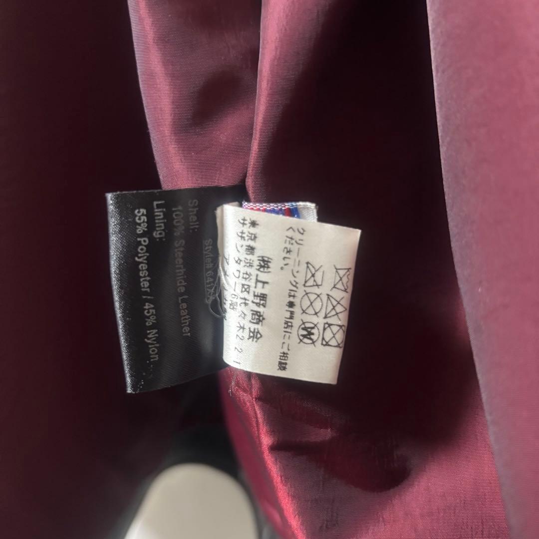 未使用級✨schott 641xx レザージャケット　シングルライダース　42