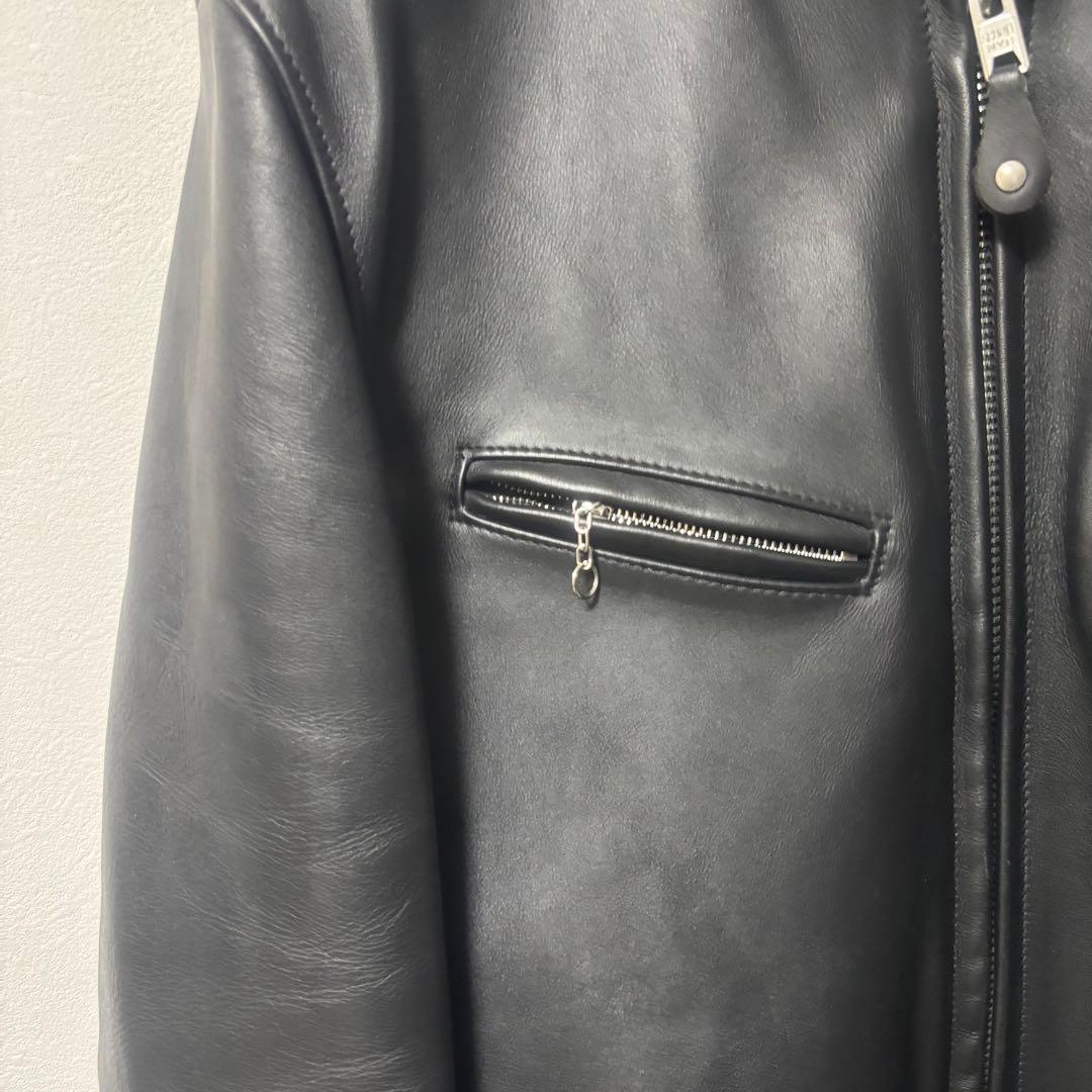 未使用級✨schott 641xx レザージャケット　シングルライダース　42