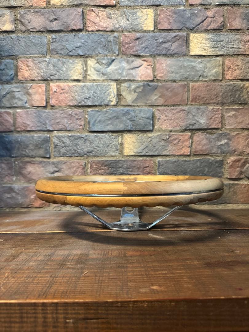 グラント ウッド製 3本スポーク ステアリングホイール