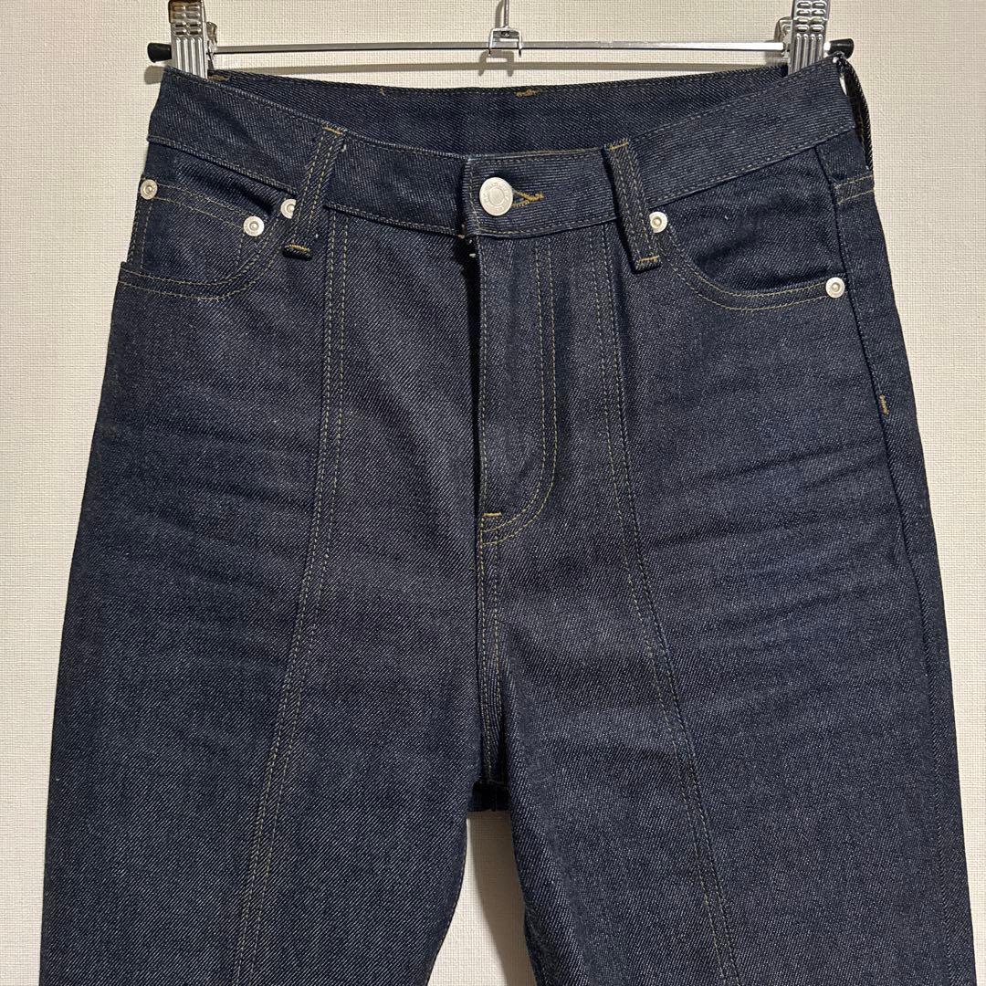 ★最終値下げ★美品★【anuans】センターシームセミフレアデニム