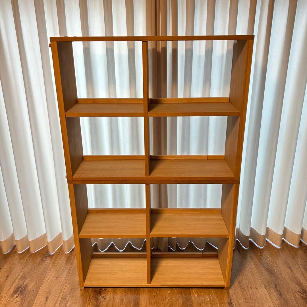 karimoku ユーティリティプラス マルチシェルフ ピュアオーク×2セット