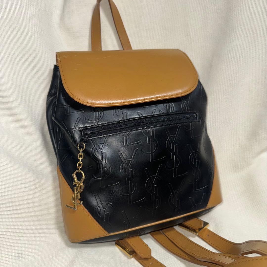 Saint Laurent イヴサンローラン レザー リュック リピート YSL